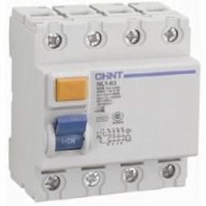 Дифференциальное реле CHINT NL1-63 6kA 4P 63A 30mA тип AC (DB) 200225