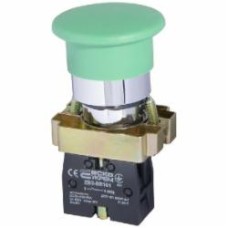 Кнопка АСКО-Укрем Грибок Старт зеленая XB2-BC31 (d 40 мм) A0140010052