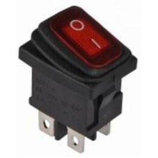 Кнопка Аско-Укрем KCD1-4-201NW R/B 220V A0140040064