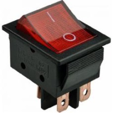 Кнопка АСКО-УКРЕМ KCD2-6-201N R/B 30 А 220V A0140040160