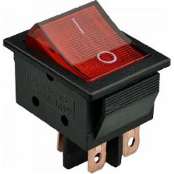 Кнопка АСКО-УКРЕМ KCD2-6-201N R/B 30 А 220V A0140040160