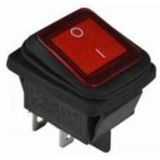 Кнопка Аско-Укрем KCD2-201NW R/B 220V A0140040114