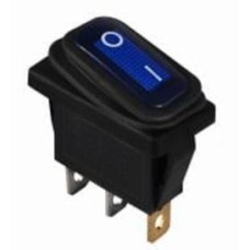 Кнопка Аско-Укрем KCD3-101NW BL/B 220V A0140040038