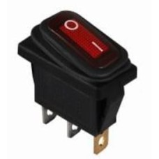 Кнопка Аско-Укрем KCD3-101NW R/B 220V A0140040036