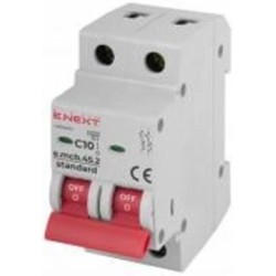 Автоматический выключатель E.NEXT e.mcb.stand.45.2.C10, 2р, С 10 А, 4.5 кА s002016