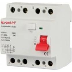 Устройство защитного отключения E.NEXT (e.rccb.stand.4.63.30) 4р 63 А 30 мА s034005
