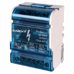 Шина нулевая на DIN-рейку E.NEXT e.cbs.pro.4.11 в корпусе p0650005