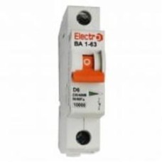 Автоматический выключатель ElectrO ВА1-63 10kА 1P 40А D 10VA63D1040