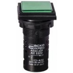 Арматура сигнальная Аско-Укрем AD22-22F 220V АC A0140030156