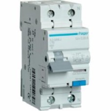 Дифференциальный автомат Hager 1+N 16A 30 mA С 6 КА A 2м AD966J
