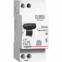 Дифференциальный автомат Legrand RX3 1P+N C 40A 30mA AC 419403