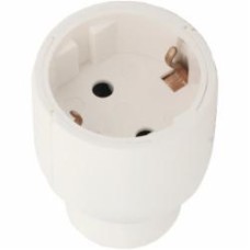 Розетка переносная Legrand 50189 с заземлением 250В IP20 белый