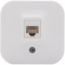 Розетка компьютерная Legrand Quteo RJ45 CAT5e UTP белый 782224