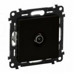 Розетка TV оконечная Legrand Life TV оконечная IP20 черный матовый 756351