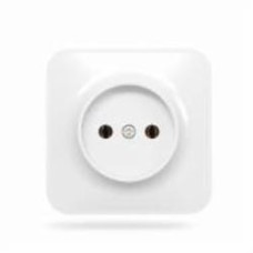 Розетка бытовая без заземления Videx Binera IP20 белый VF-BNS21-W