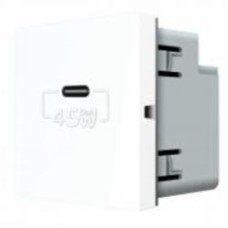 Механизм розетки USB без заземления Livolo C7 IP20 белый VL-FCUC-2WP
