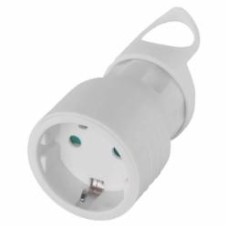 Розетка кабельная Emos P0047 3680 Вт із заземленням 250В 16А IP20 пластик белый