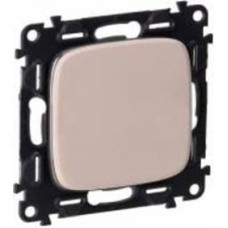 Переключатель одноклавишный Legrand Allure ALLURE 10АХ без подсветки кремовый 752007+755076