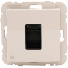 Розетка компьютерная Efapel Logus RJ45 5e слоновая кость