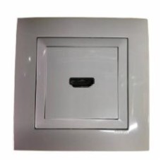 Розетка HDMI без заземления Efapel Logus IP20 белый 45436 TBR