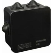 Коробка распределительная Аско-Укрем Uatmo 85х85х50 Jet Black пластик A0150170032