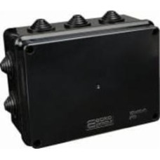 Коробка распределительная Аско-Укрем Uatmo 150х110х70 Jet Black пластик A0150170034