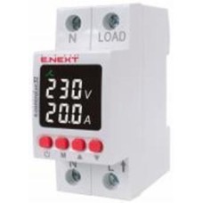 Реле напряжения и тока E.NEXT 32А с индикацией e.control.vc32 p0690028