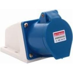 Розетка силовая с заземлением TAREL (e.socket.pro.3.32) 2p+PE (123) синий p012002