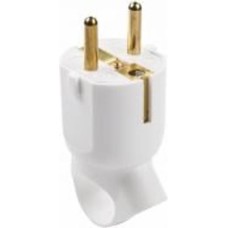 Вилка электрическая с ручкой Legrand 50190 с заземлением 250В 16А IP20 белый