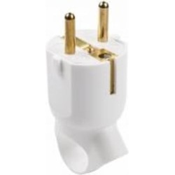 Вилка электрическая с ручкой Legrand 50190 с заземлением 250В 16А IP20 белый