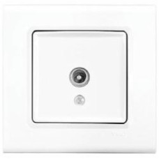 Розетка TV Viko Linnera белый 90400010