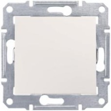 Выключатель проходной одноклавишный Schneider Electric Sedna без подсветки кремовый SDN0400123 Выключатель проходной одноклавишный Schneider Electric Sedna без подсветки кремовый SDN0400123