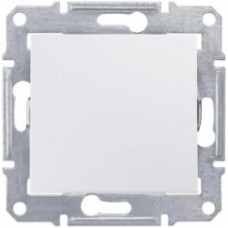 Выключатель перекрестный одноклавишный Schneider Electric Sedna без подсветки белый