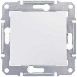 Выключатель перекрестный одноклавишный Schneider Electric Sedna без подсветки белый