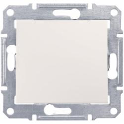 Выключатель перекрестный одноклавишный Schneider Electric Sedna без подсветки кремовый SDN0500123
