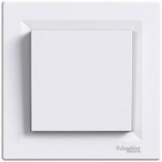 Розетка бытовая с заземлением Schneider Electric Asfora 16 А 250 В IP20 белый