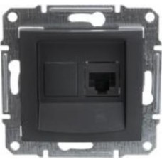Розетка компьютерная Schneider Electric Sedna RJ45 CAT5e графит Розетка компьютерная Schneider Electric Sedna RJ45 CAT5e графит