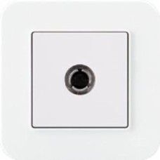 Розетка TV Gunsan Radius белый 01 37 93 00 100 122