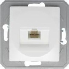 Розетка компьютерная TEM Ekonomik RJ45 белый KE37PWXO-U