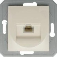 Розетка компьютерная TEM Ekonomik RJ45 слоновая кость KE37IWX0-U