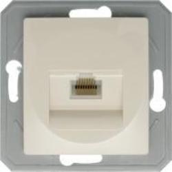 Розетка компьютерная TEM Ekonomik RJ45 слоновая кость KE37IWX0-U