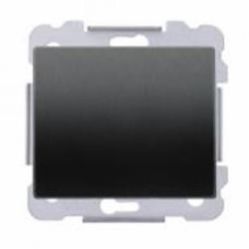 Выключатель одноклавишный Iris Iris 16A 250В без подсветки черный 18505 AC Выключатель одноклавишный Iris Iris 16A 250В без подсветки черный 18505 AC
