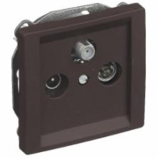 Розетка TV оконечная Siemens Style IP20 антрацит коссо 5TG13380AC Розетка TV оконечная Siemens Style IP20 антрацит коссо 5TG13380AC