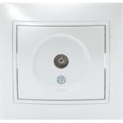 Розетка TV проходная Lezard Mira 701-3030-129 жемчужно-белый Розетка TV проходная Lezard Mira 701-3030-129 жемчужно-белый