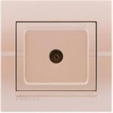 Розетка TV проходная Lezard Deriy IP20 жемчужно-белый 702-3030-129