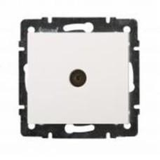 Розетка TV оконечная Lezard Rain белый 703-0288-130 Розетка TV оконечная Lezard Rain белый 703-0288-130