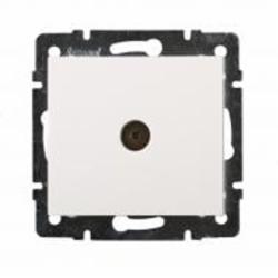 Розетка TV оконечная Lezard Rain белый 703-0288-130 Розетка TV оконечная Lezard Rain белый 703-0288-130