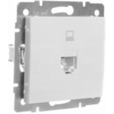 Розетка компьютерная Lezard Rain белый 703-0288-139