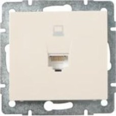Розетка компьютерная Lezard Rain крем 703-0388-139