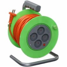 Удлинитель на катушке Expert Power ПВС 2х1,0 2,2 кВт без заземления 4 гн. оранжевый 20 м CR4E-2x1.0x20m